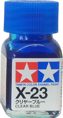 Tamiya X-23 Enamel 10ml Clear Blue