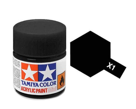 Tamiya X1 Acrylic 10ml Black