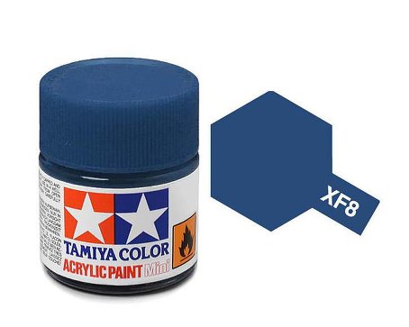 Tamiya XF8 Acrylic 10ml Flat Blue