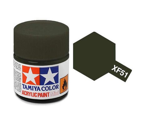Tamiya XF51 Acrylic 10ml Khaki Drab