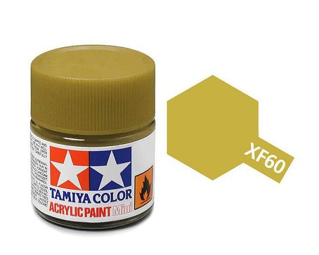 Tamiya XF60 Acrylic 10ml Dark Yellow