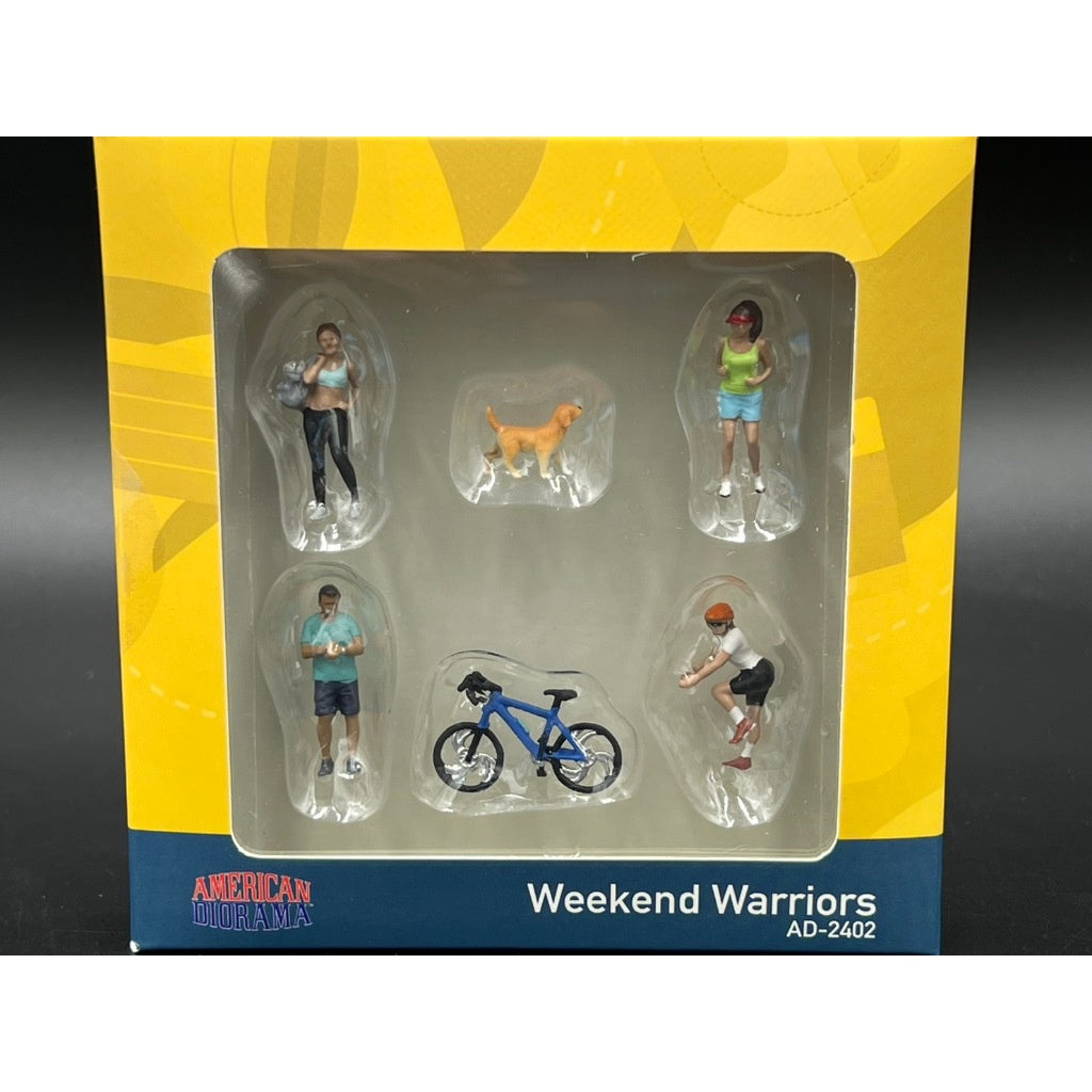 American Diorama 1:64 Figures Weekend Warriors