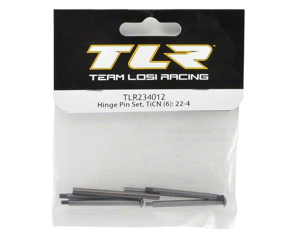 TLR Hinge Pin Set TiCN (6) 22-4