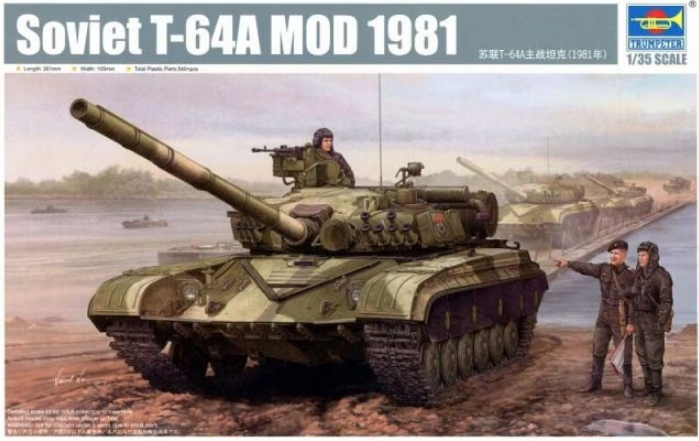 *Clearance* Trumpeter 1:35 Soviet T-64A Mod. 1981