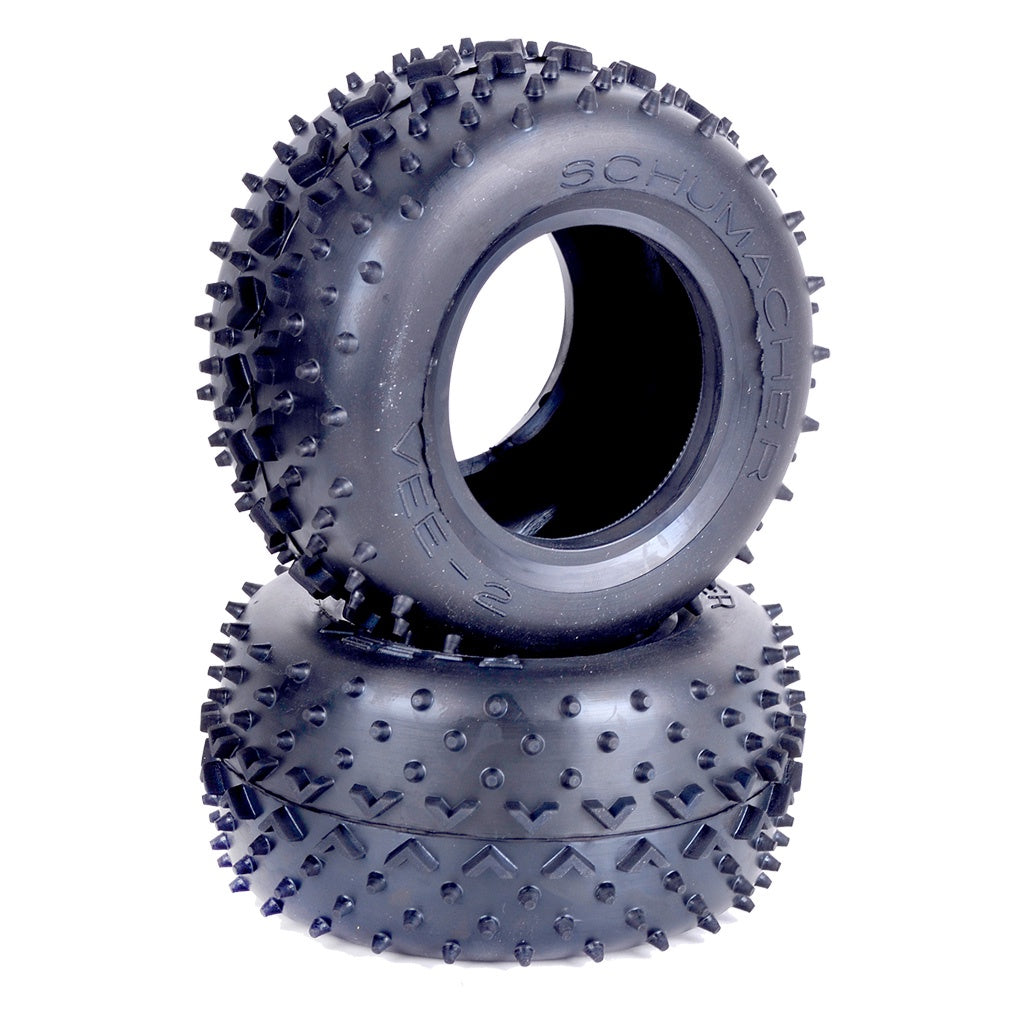 Schumacher VEE-2 Yellow Truck Tyres (1pr)