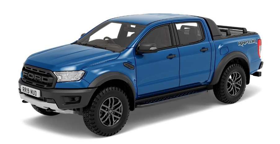 Vanguards 1:43 Ford Ranger Raptor Performance Blue