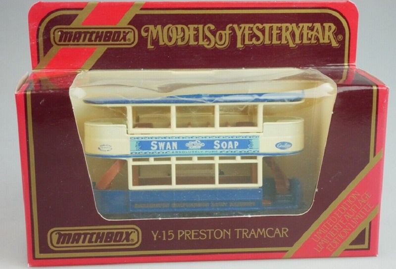 Matchbox MOY Y-15 Preston Tramcar Swan Soap