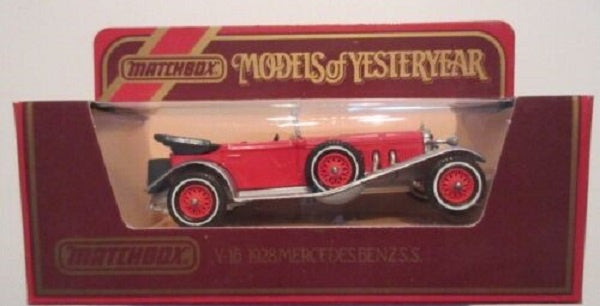 Matchbox MOY Y-16 Mercedes Benz SS Red/Silver