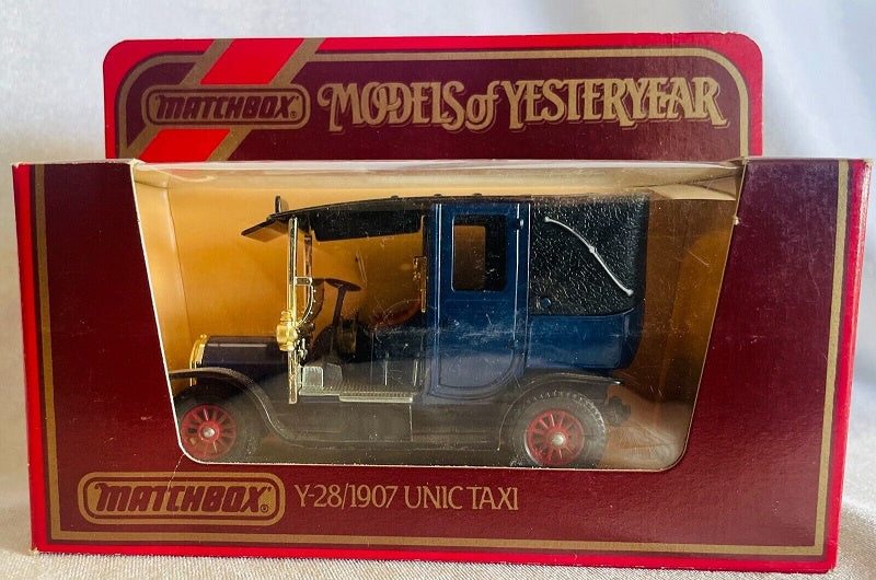 Matchbox MOY Y-28 1907 UNIC Taxi Blue