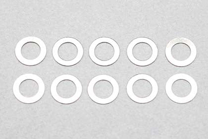 Yokomo 3.1x5.0x0.30mm Stainless steel shim 10 pieces