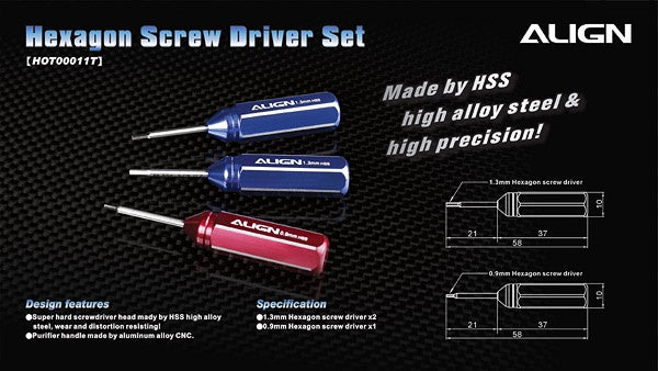 Align Hexagon Screwdriver Set