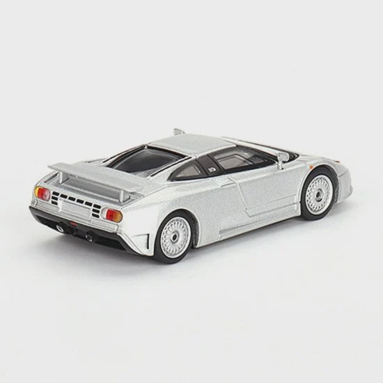 MINI GT 1/64 BUGATTI EB110 GT GRIGIO CHIARO LHD