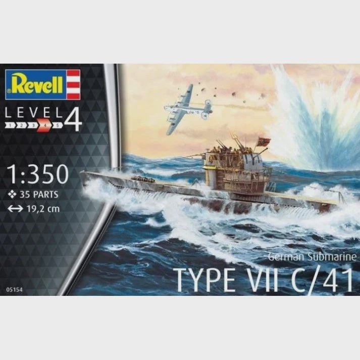 Revell 1:350 German U-Boat VII C/41 (FMS)