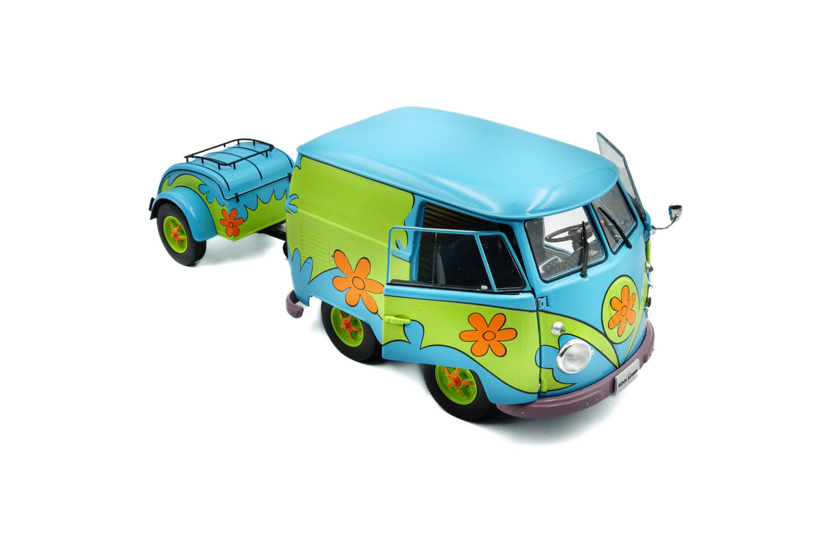 Solido 1:18 VW Combi "Shorty" & Trailer "Scooby Doo themed"