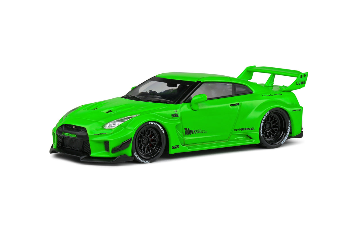 Solido 1:43 2020 Nissan GT-R (R35) Liberty Walk Acid Green