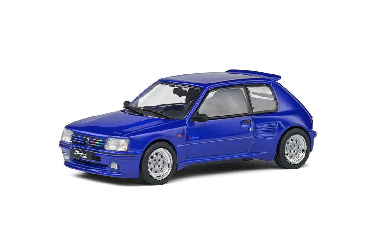 Solido 1:43 1989 Peugeot 205 GTI W/Dimma Bodykit  Met Blue