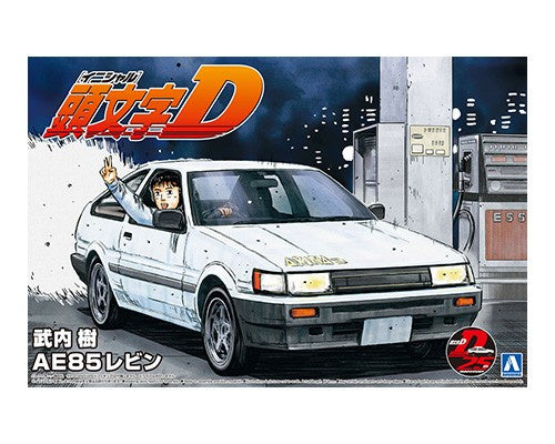 Aoshima 1:24 Initial D Takeuchi Itsuki Toyota AE85 Levin