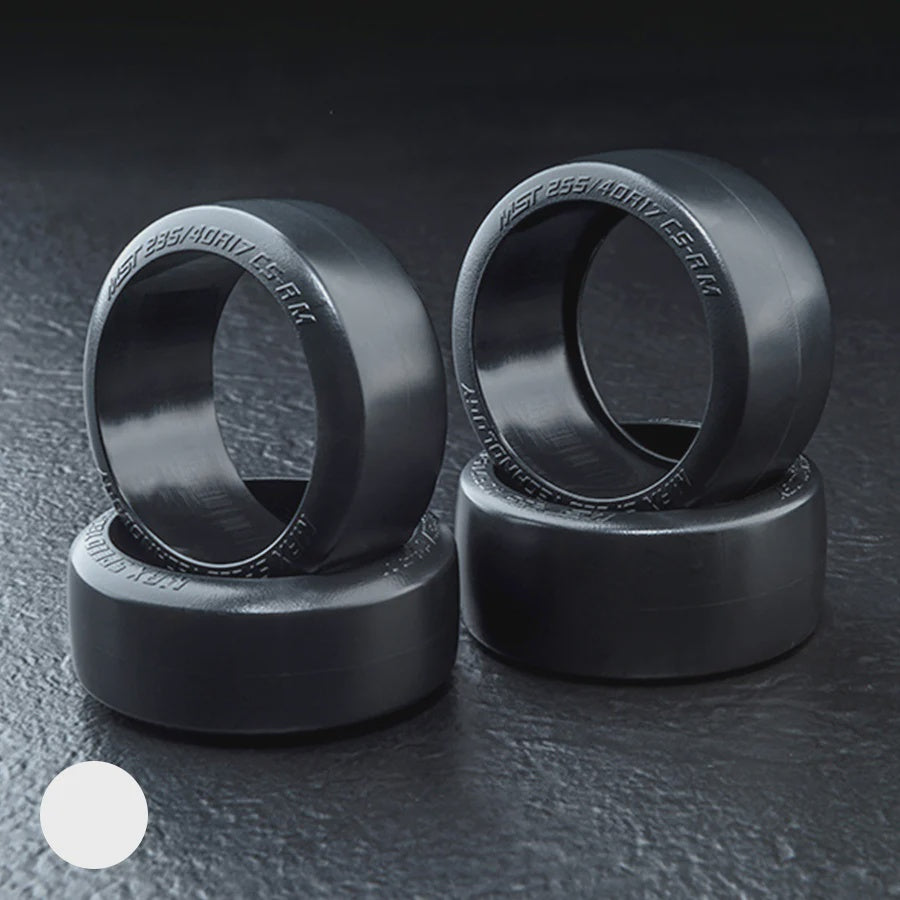 MST CS M Drift Tyre Low-Grip (F&R) - White (MINI)