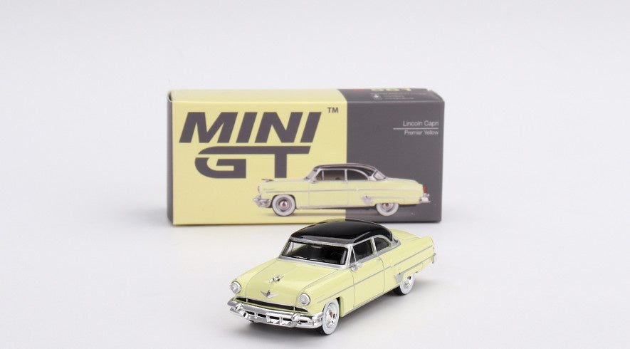 MiniGT 1:64 Lincoln Capri 1954 Premier Yellow
