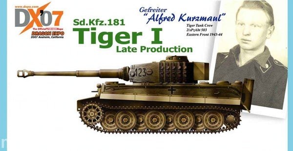 Dragon 1:35 Gefreiter 'Alfred Kurzmaul' Tiger I Late Prod.