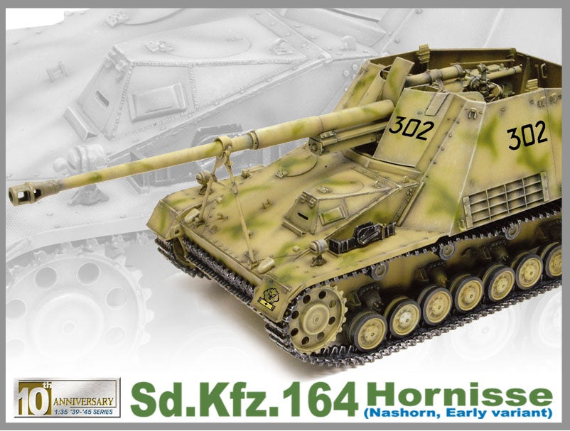 Dragon 1:35 Hornisse Nashorn Early Variant w/Metal Extras