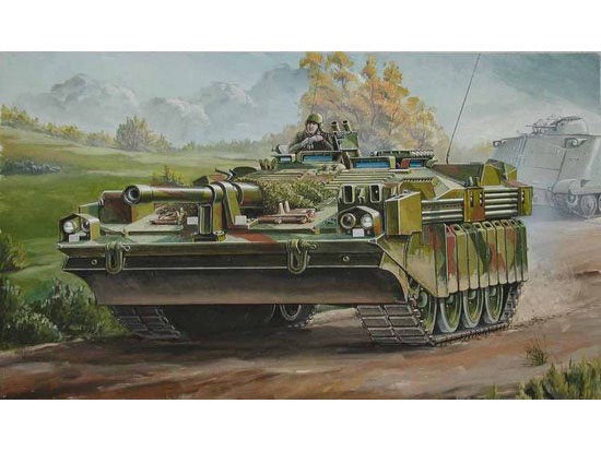 *Damaged, Extras* Trumpeter 1:35 Sweden Strv 103C MBT (LW)