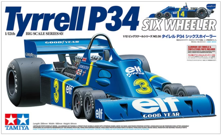Tamiya 1:12 Tyrrell P34 Six Wheeler