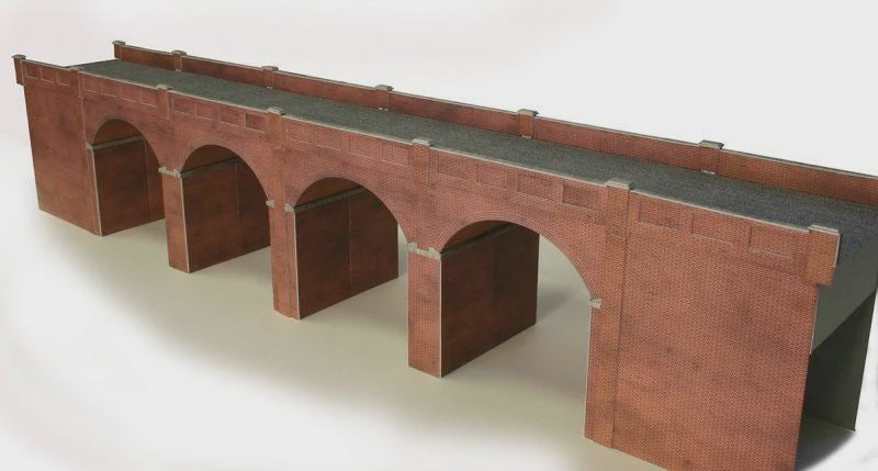 Metcalfe HO/ OO Red Brick Double Track Viaduct