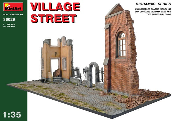 *Unsealed* Miniart 1:35 Village Street Diorama
