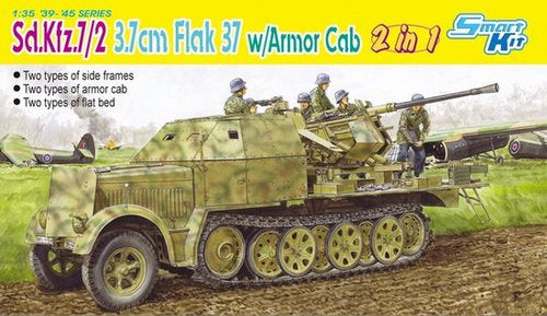 Dragon 1:35 Sd.Kfz.7/2 3.7cm Flak 37 w/Armoured Cab