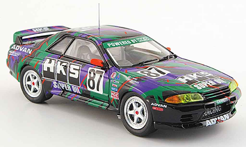 "Pre owned" Ebbro 1:43 HKS Nissan Skyline GT-R (R32) Gr-A Black