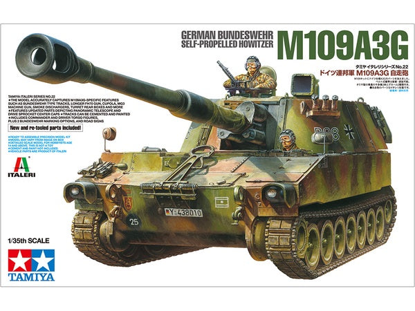 Tamiya 1:35 M109A3G Bundeswehr Self Propelled Howitzer