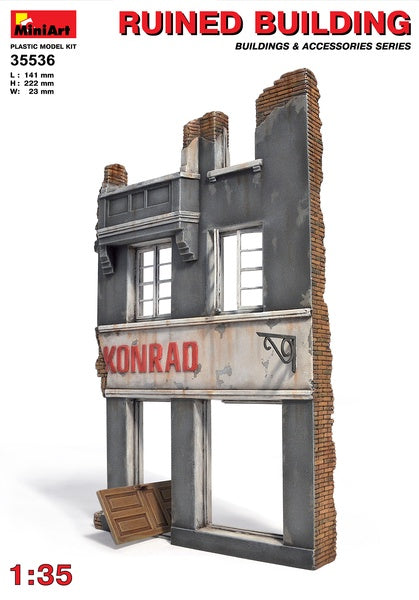 *Unsealed* Miniart 1:35 Ruined Building