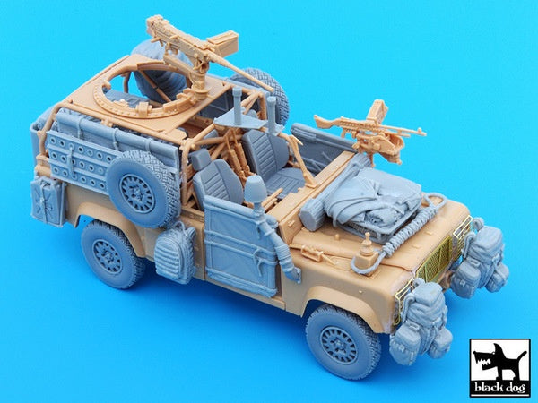 Black Dog 1:35 Defender Wolf Resin Accessories Set (LW)