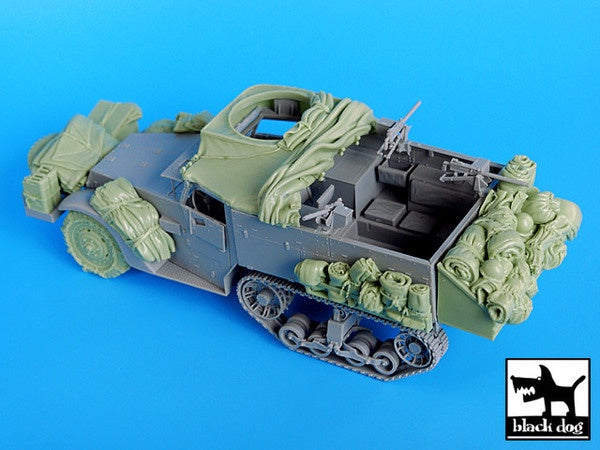 Black Dog 1:35 US M2 Big Resin Accessories Set