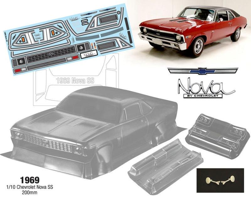 Team C 1/10 1969 Chevolet Nova SS 200MM Wide