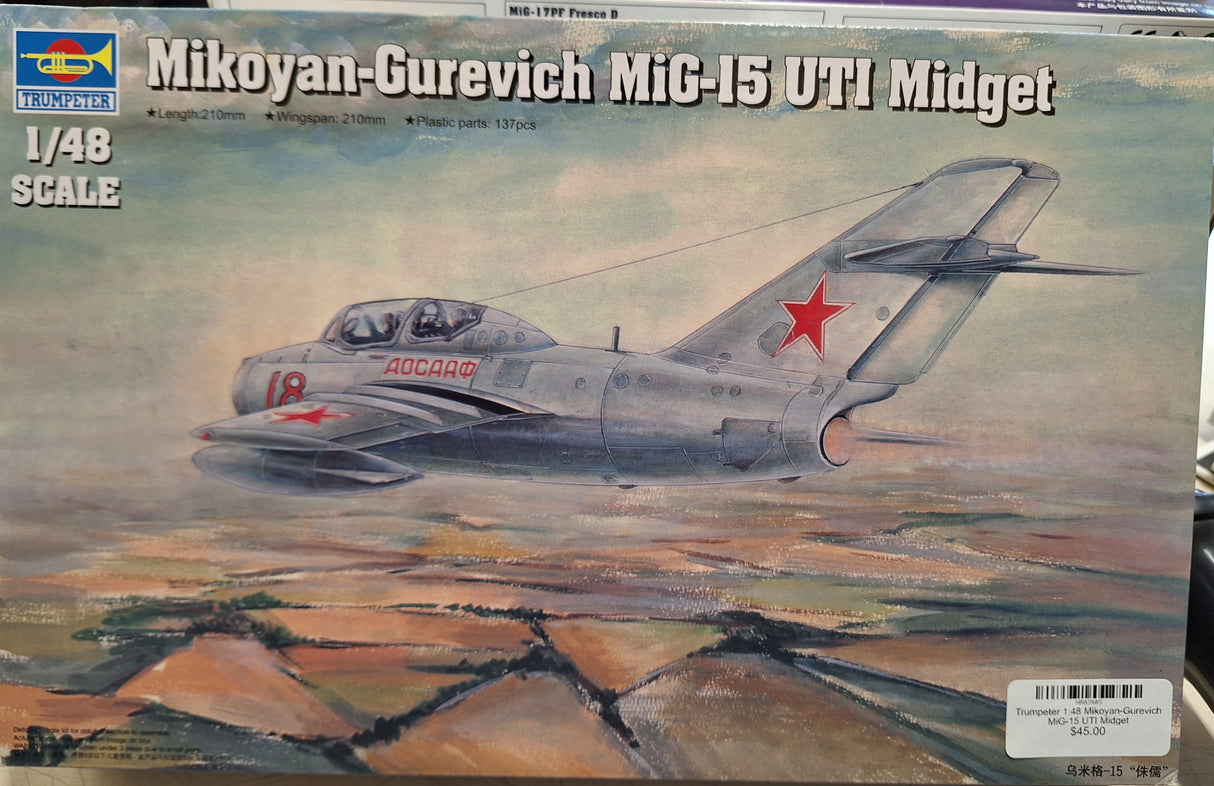 Trumpeter 1:48 Mikoyan-Gurevich MiG-15 UTI Midget