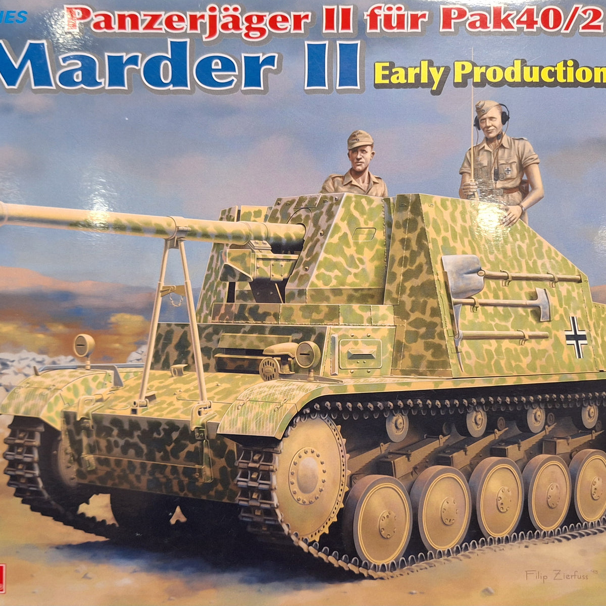 Dragon 1:35 Marder II Panzerjager II Fur Pak40/2 Early – Frankton Model ...