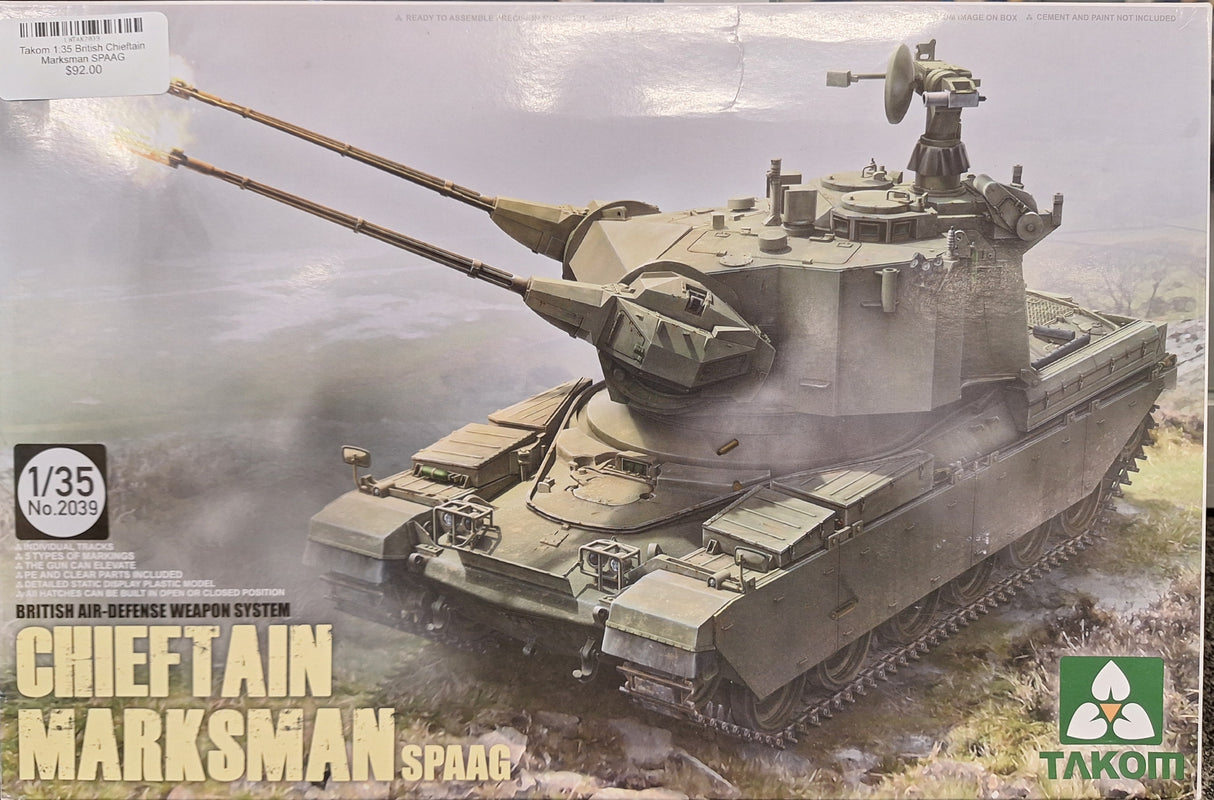 Takom 1:35 British Chieftain Marksman SPAAG