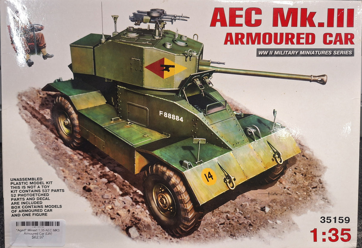 *Aged* Miniart 1:35 AEC MK3 Armoured Car (LW)