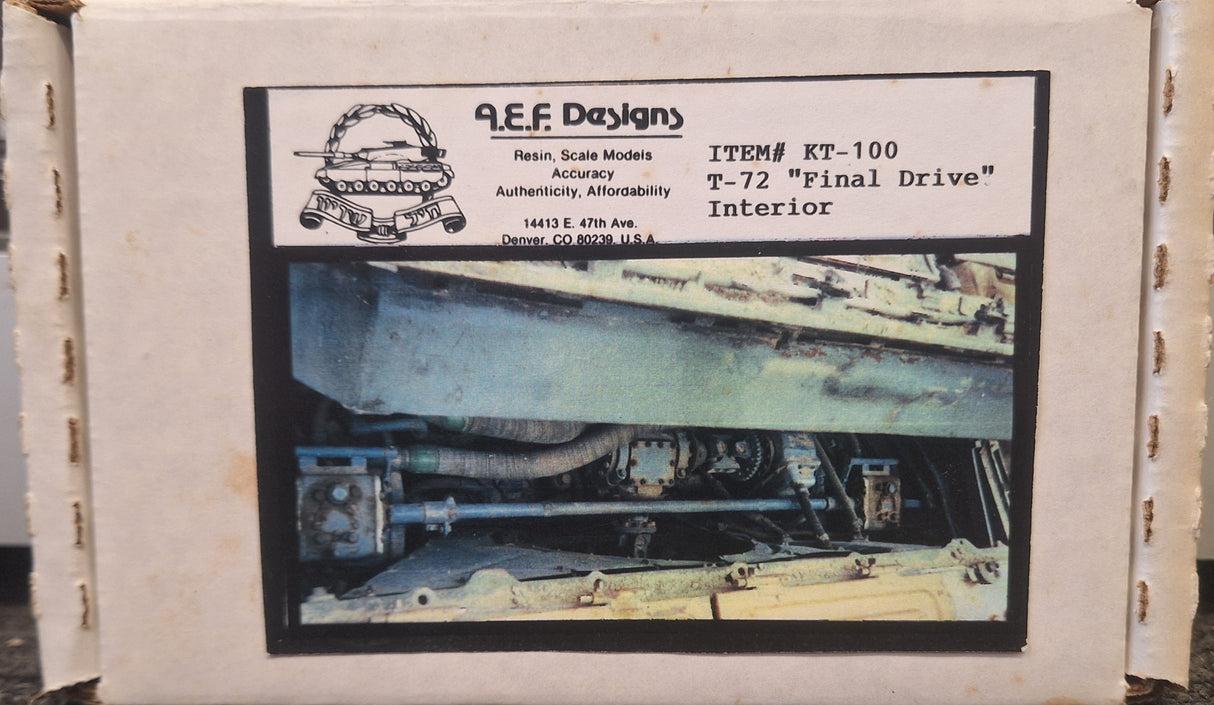 AEF 1:35 T-72 "Final Drive' Interior Resin Kit