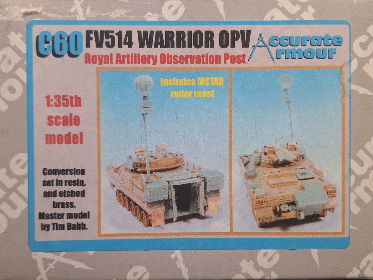 Accurate Armour 1:35 Warrior OPV RA Observation Post Resin Conversion Kit