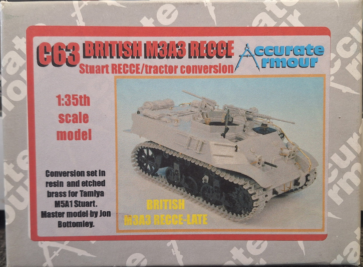 Accurate Armour 1:35 British M3A3 Recce Conversion Resin Kit