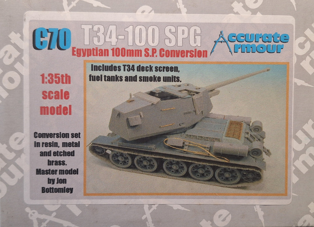 Accurate Armour 1:35 T34-100 SPG Turret Conversion Resin Kit