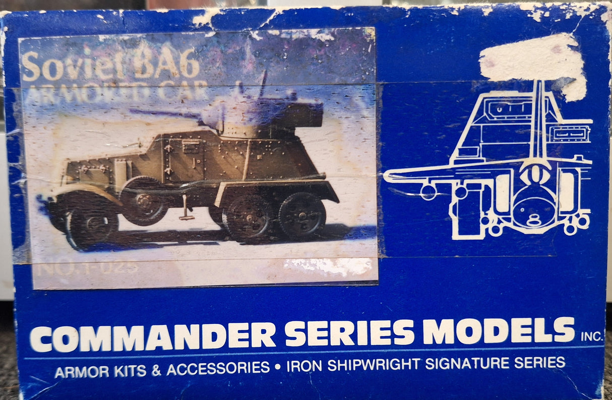 Commander 1:35 Resin Soviet BA6 Armoured Car Full Kit