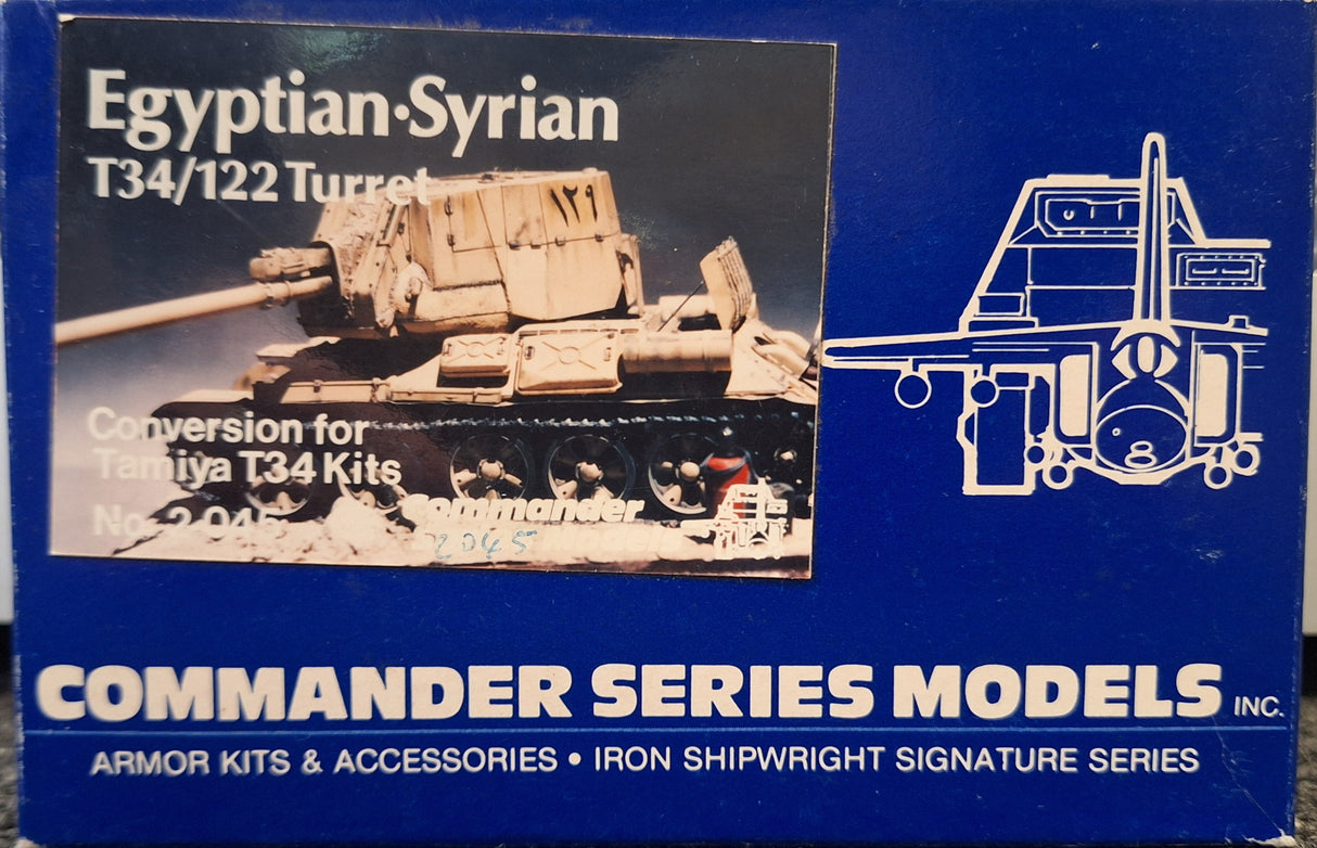 Commander 1:35 Egyptian Syrian T34-122 Turret Resin Conversion Kit