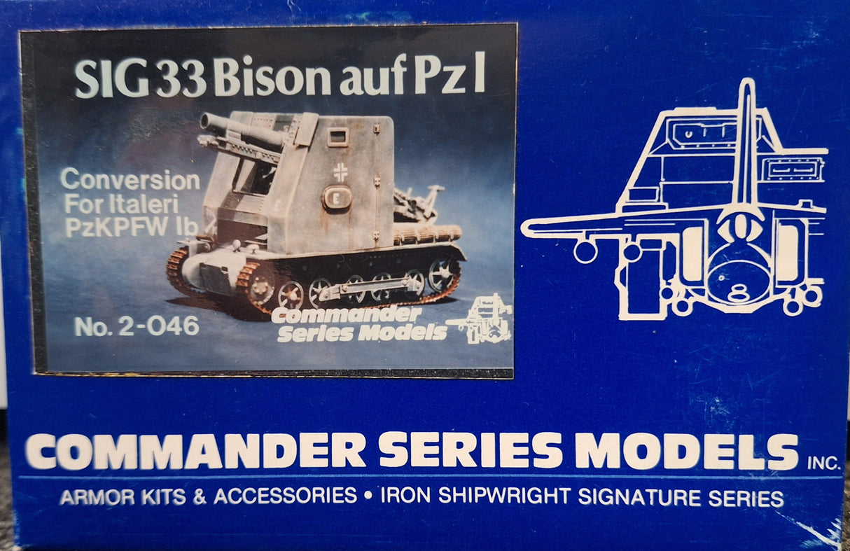 Commander 1:35 SIG 33 Bison auf Pz1 Conversion Resin kit