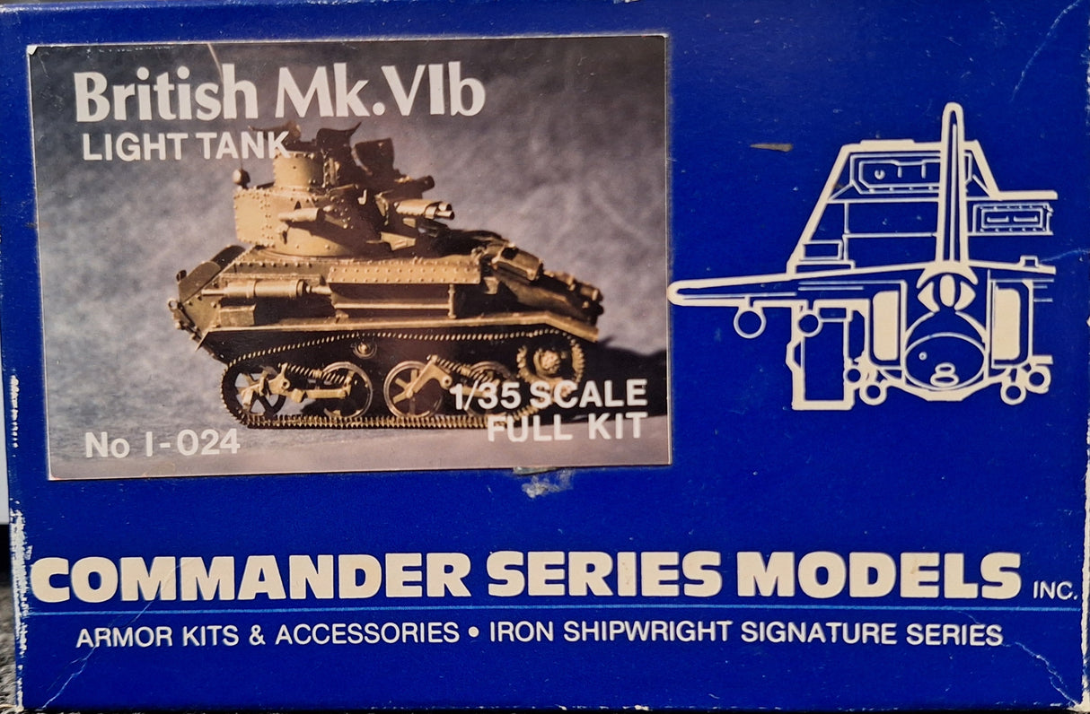 Commander 1:35 British Mk.VIb Light Tank Resin Kit