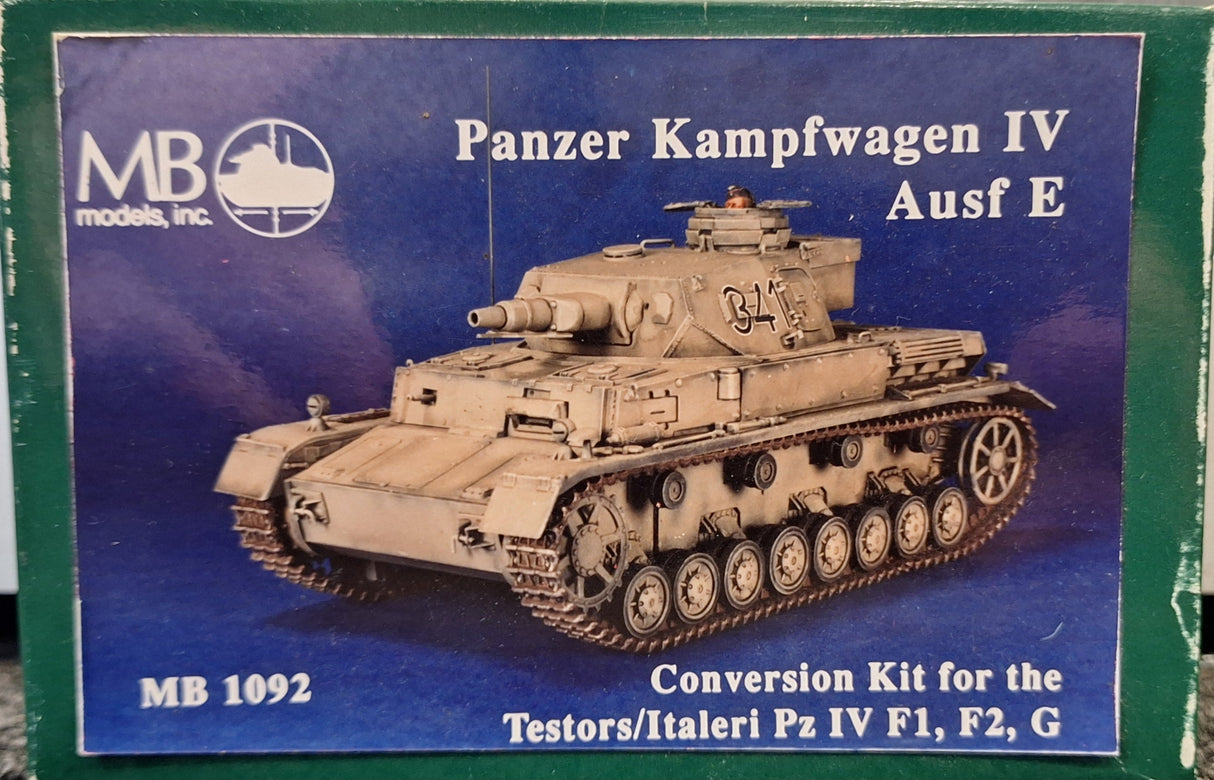 MB 1:35 Panzer IV Ausf E Resin Conversion Kit