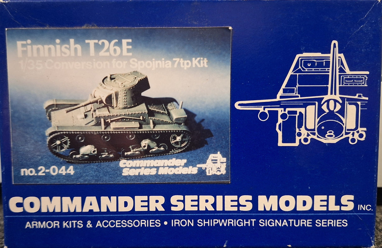 Commander 1:35 Finnish T26E Conversion Resin Kit